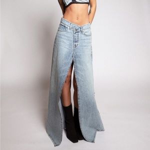 NWT Revice Brooklyn Jean Skirt